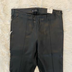 Zara faux leather pants. Size Large, mid rise. New with tag.